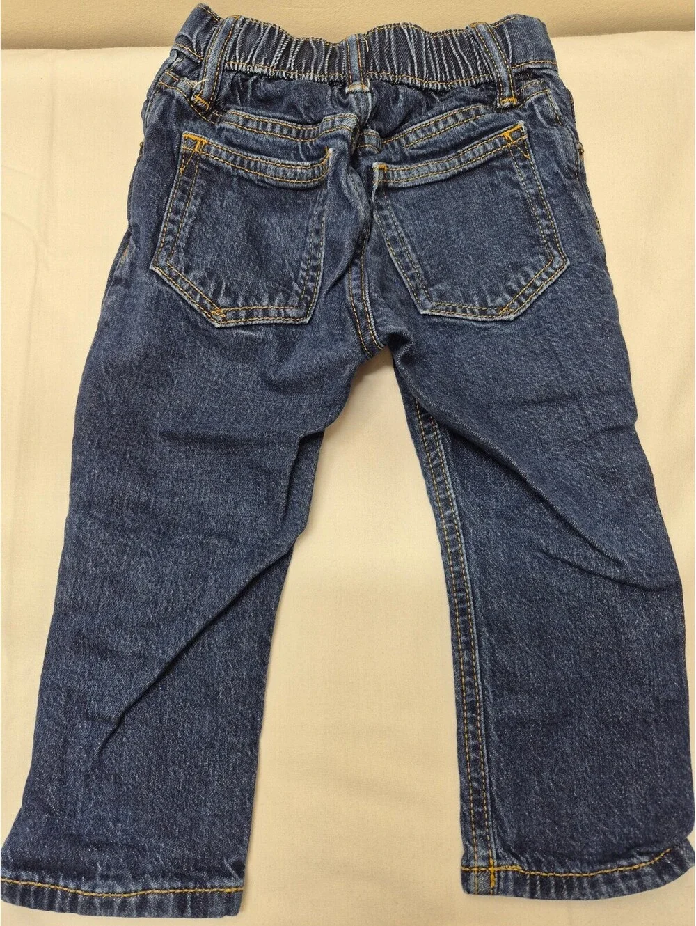 Gap Children's Blue Denim Jeans Size 2 Years with Elastic Waistband B451